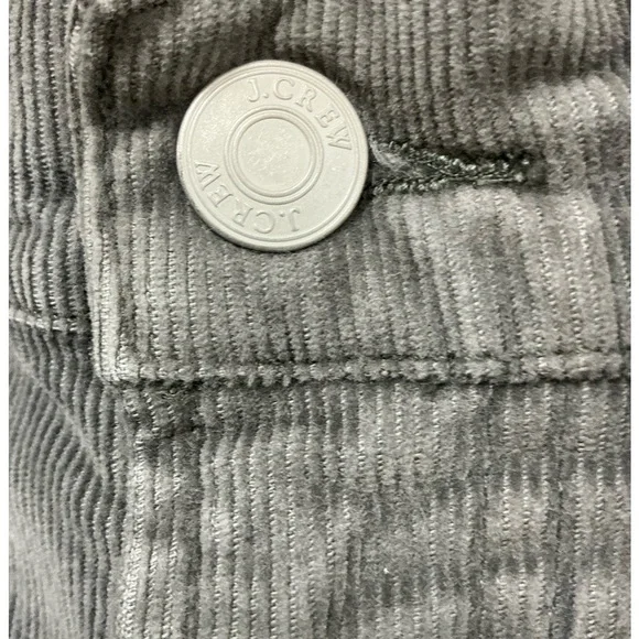 J. Crew Vintage Slim Straight Gray Corduroy Pants Sz 26P - Picture 4 of 16